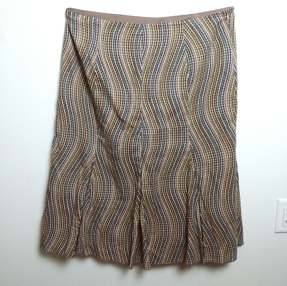 Fishtail Codet Skirt Stripe Plus Size 18W Cotton Fairycore Casual - Picture 3 of 8